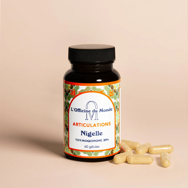 Articulations - Thymoquinone 20mg - 60 gélules - cure de 2 mois