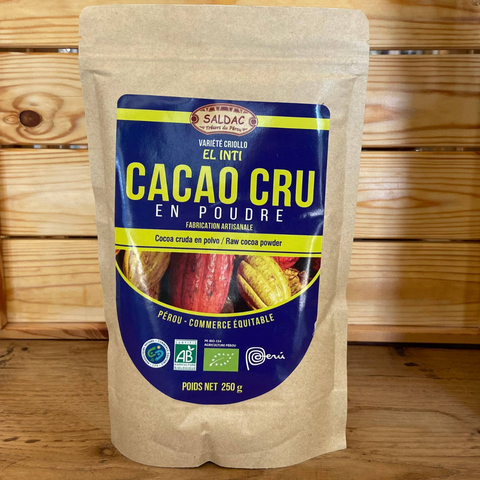 Cacao cru Criollo en poudre bio - 250g