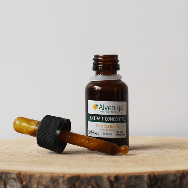 Extrait concentré de propolis brune française - flacon compte-gouttes