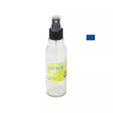 Flacon spray en verre blanc - 100 ml