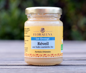 Grog réveil - Synergie de miel et huiles essentielles - 125 gr