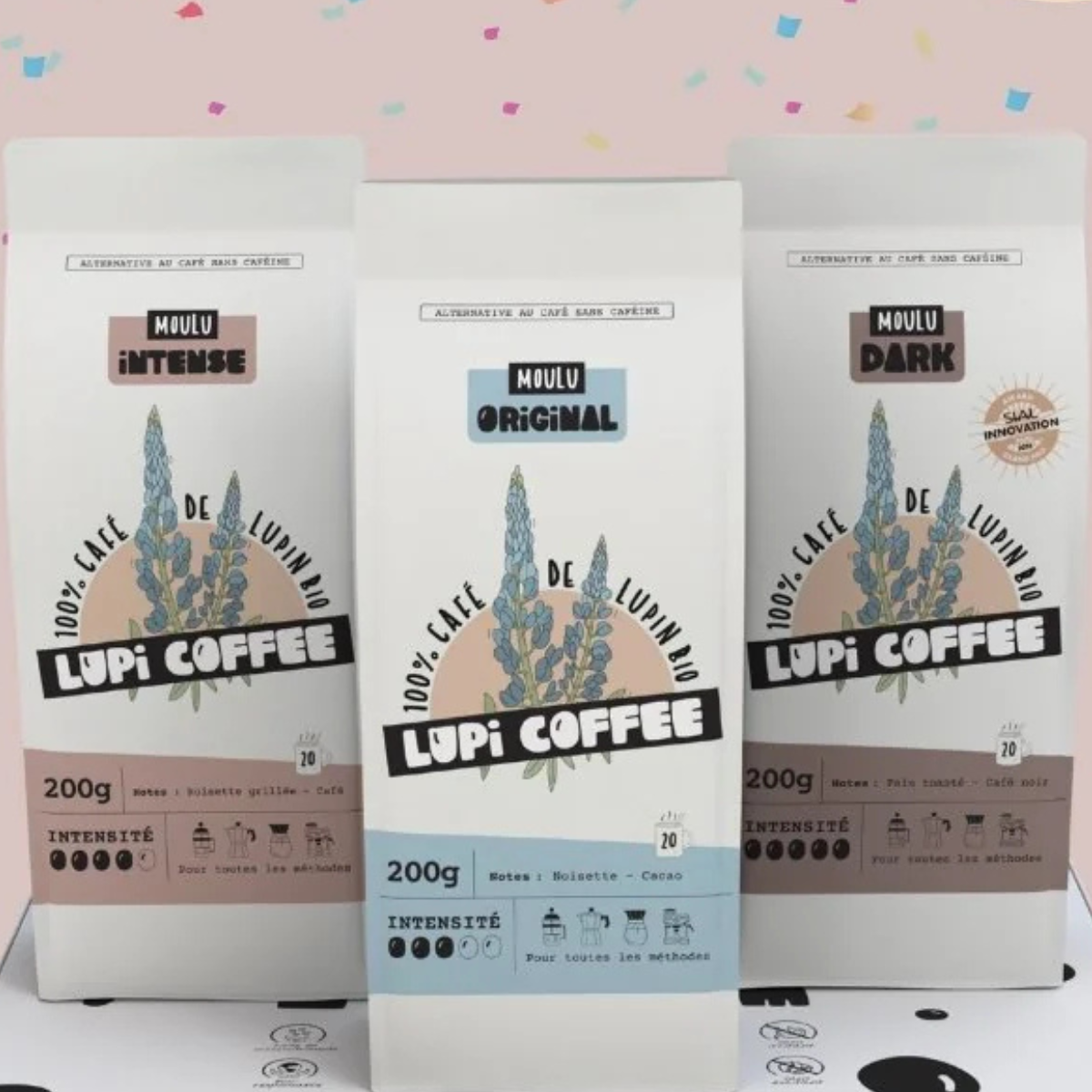Café de lupin bio - Intense - 200 gr