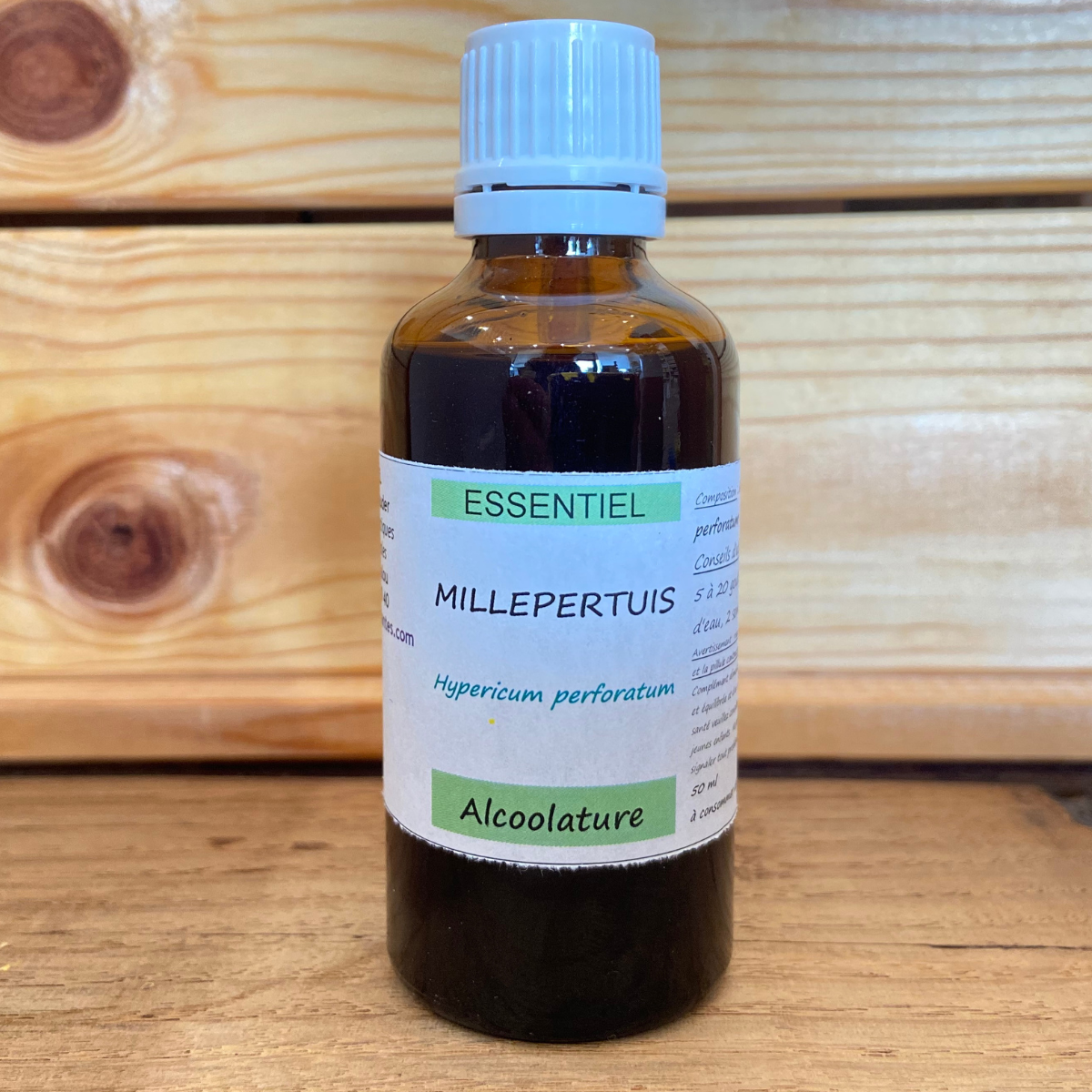 Millepertuis - Extrait de Plante fraîche - Essentiel Plantes- Dépression et Insomnie - 50 ml