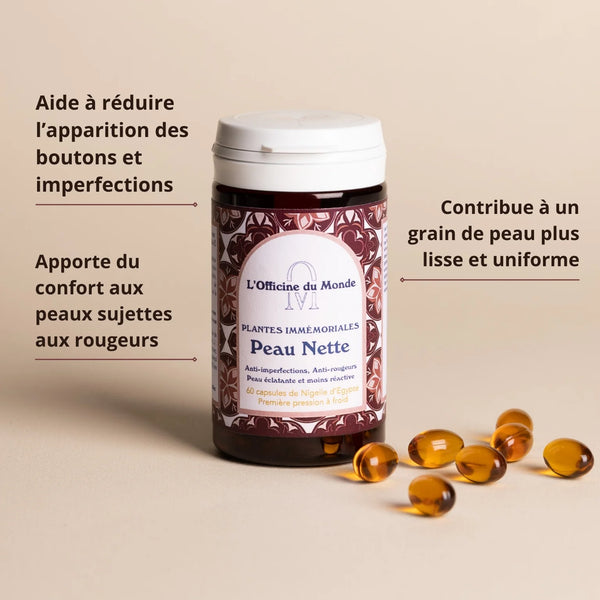 Peau nette - caractéristiques