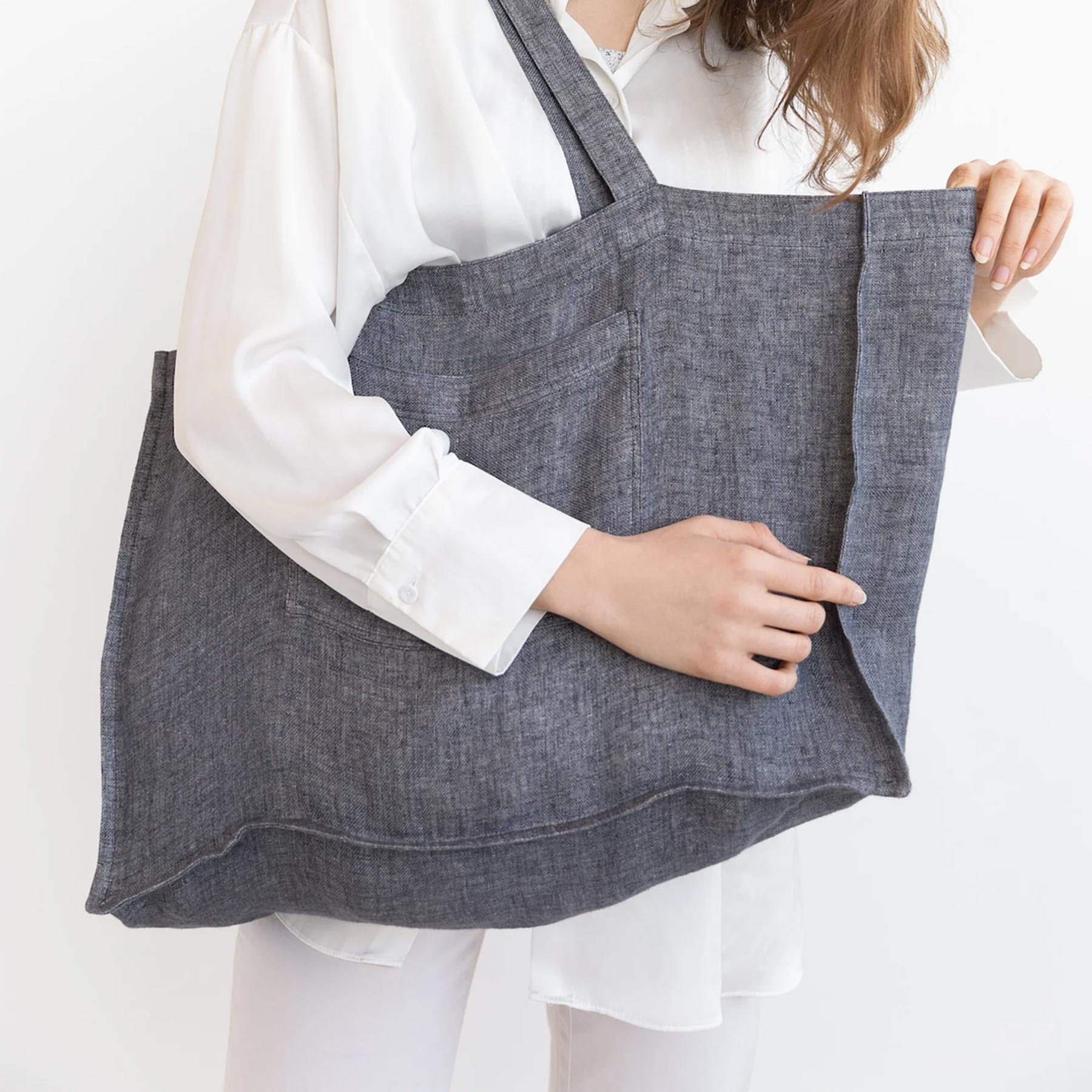 Sac en lin avec poche