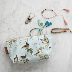 Trousse en coton bio - Oiseaux du jardin