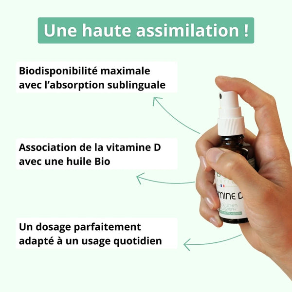 Vitamine D3 Végétale - 30 ml spray