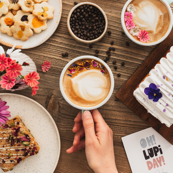 Cappuccino de lupin