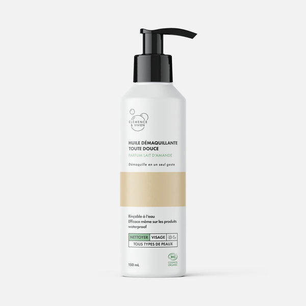 Huile démaquillante toute douce parfum lait d'amande - 150 ml 