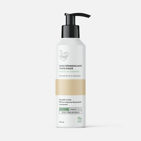 Huile démaquillante toute douce parfum lait d'amande - 150 ml 