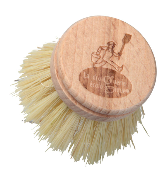 Recharge de brosse à vaisselle en bois et fibres d'agave